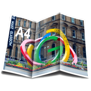 A4 folded leaflet uk south east london printers london